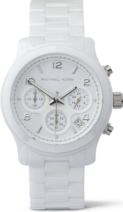 michael kors white ceramic watch